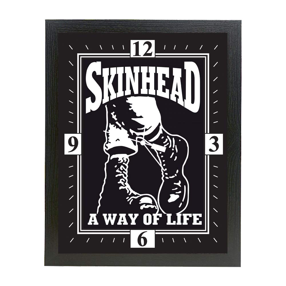 Skinhead Dr Marten boots Gift Clock