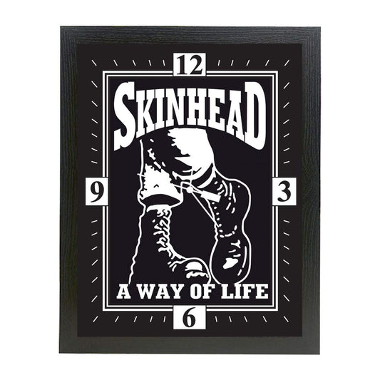 Skinhead Dr Marten boots Gift Clock