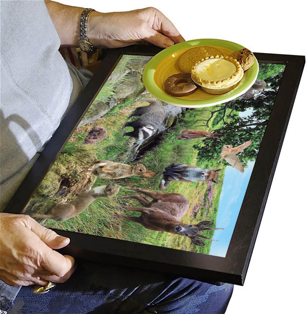 British Countryside Wildlife Animals Lap Tray Present Gift