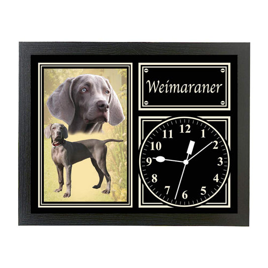 Weimaraner Dog Breed Gift Clock