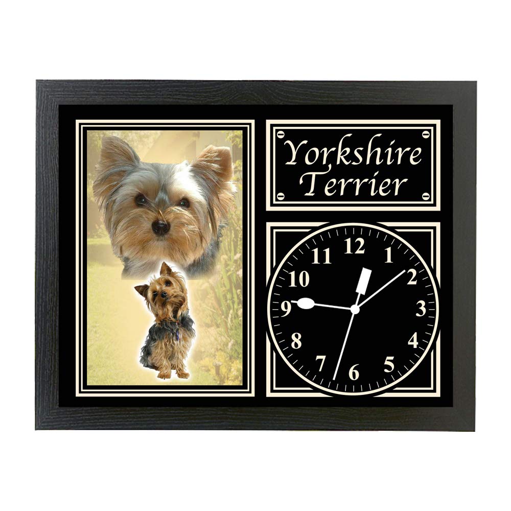 Yorkshire Terrier Dog Breed Gift Clock