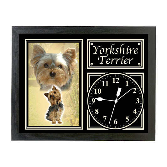 Yorkshire Terrier Dog Breed Gift Clock