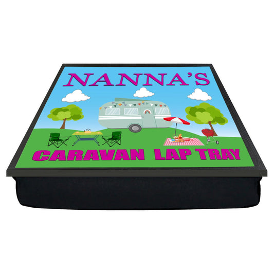 Nanna's Caravan Cushioned Lap Tray Gift Present