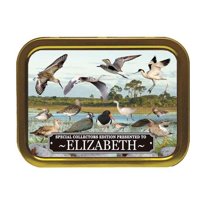 British Wetland Birds Personalised Tobacco Storage Tin & Products Ornithophile, Birder