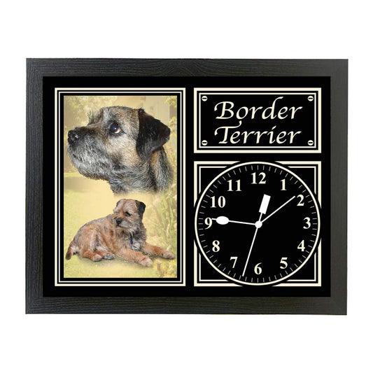 Border Terrier Dog Breed Gift Clock