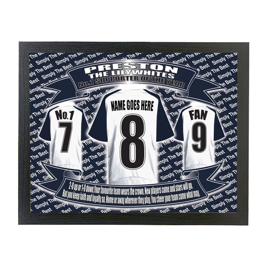 Preston Football Shirt Personalised Picture Gift