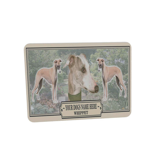 Whippet Personalised Dog Breed Mouse Mat Gift
