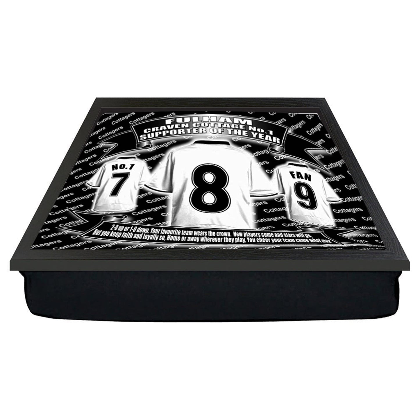 Fulham Football Shirt Lap Tray Gift
