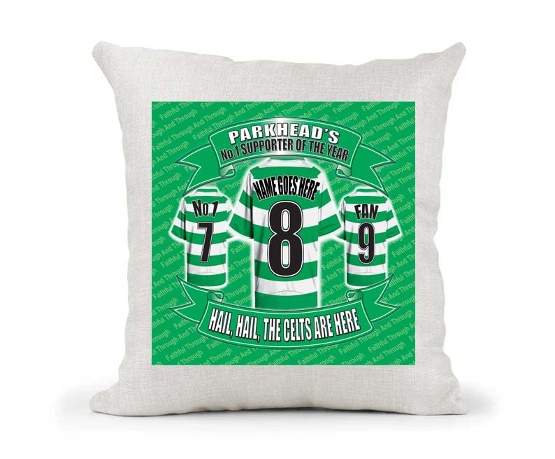 The Celts Personalised Football Cushion Cover Gift