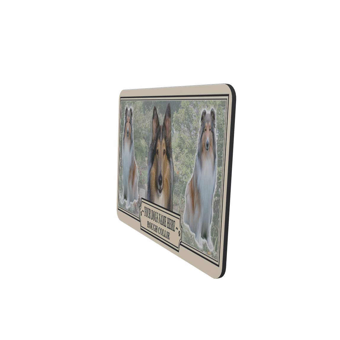 Rough Collie Personalised Dog Breed Mouse Mat Gift