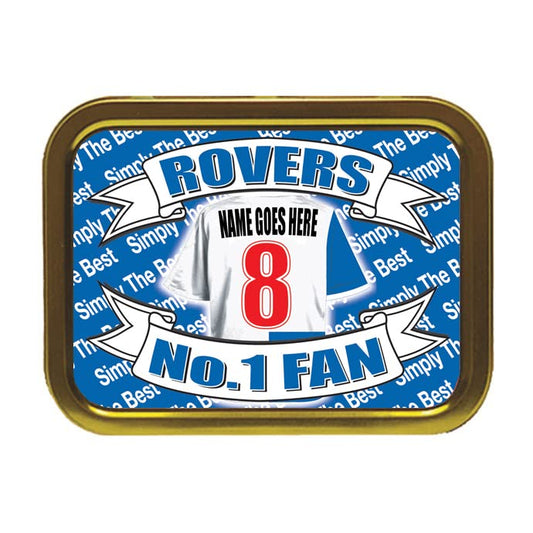 Blackburn Football Shirt Personalised Tobacco Storage Tin & Products