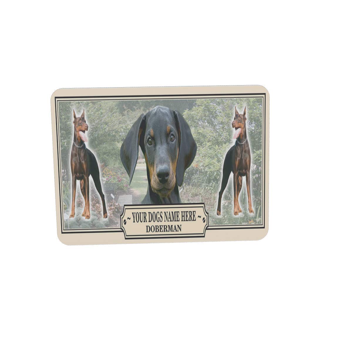Doberman Personalised Dog Breed Mouse Mat Gift