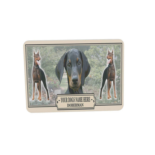 Doberman Personalised Dog Breed Mouse Mat Gift