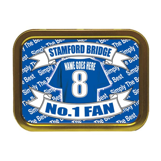 The Pensioners Football Shirt Personalised Tobacco Storage Tin & Products