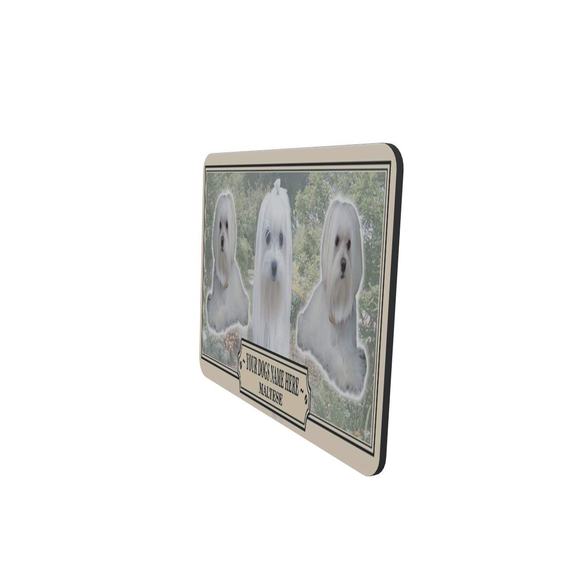 Maltese Personalised Dog Breed Mouse Mat Gift