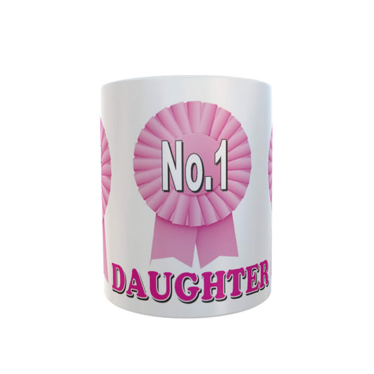 Simply The Best Daughter Ceramic Rosette Gift Mug