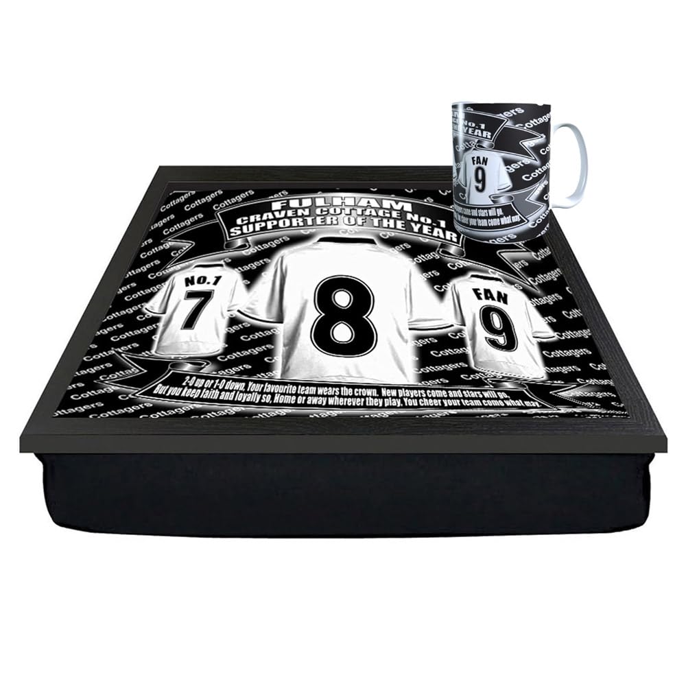 Fulham Football Shirt Lap Tray And Mug Gift Set