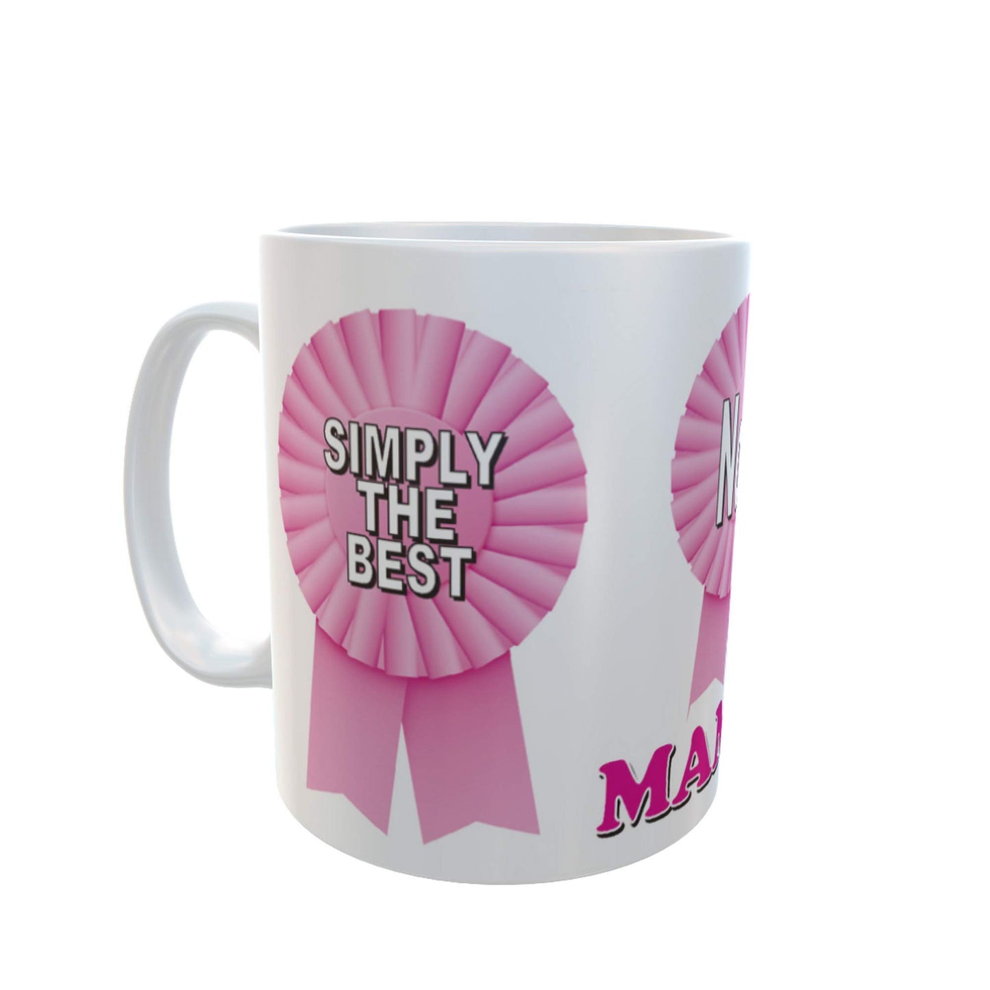 Simply The Best Mammy Ceramic Rosette Gift Mug