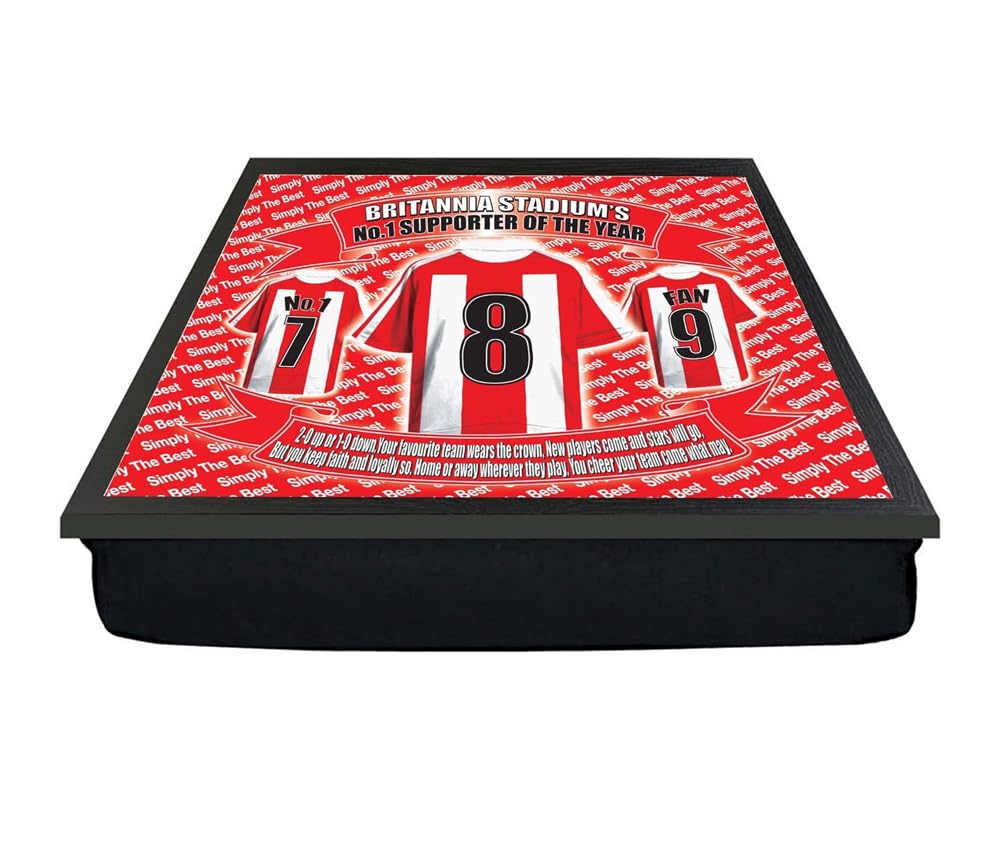 Stoke Football Shirt Lap Tray And Mug Gift Set