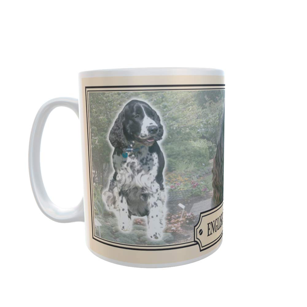 English Springer Spaniel Dog Breed Gift Mug with Treats