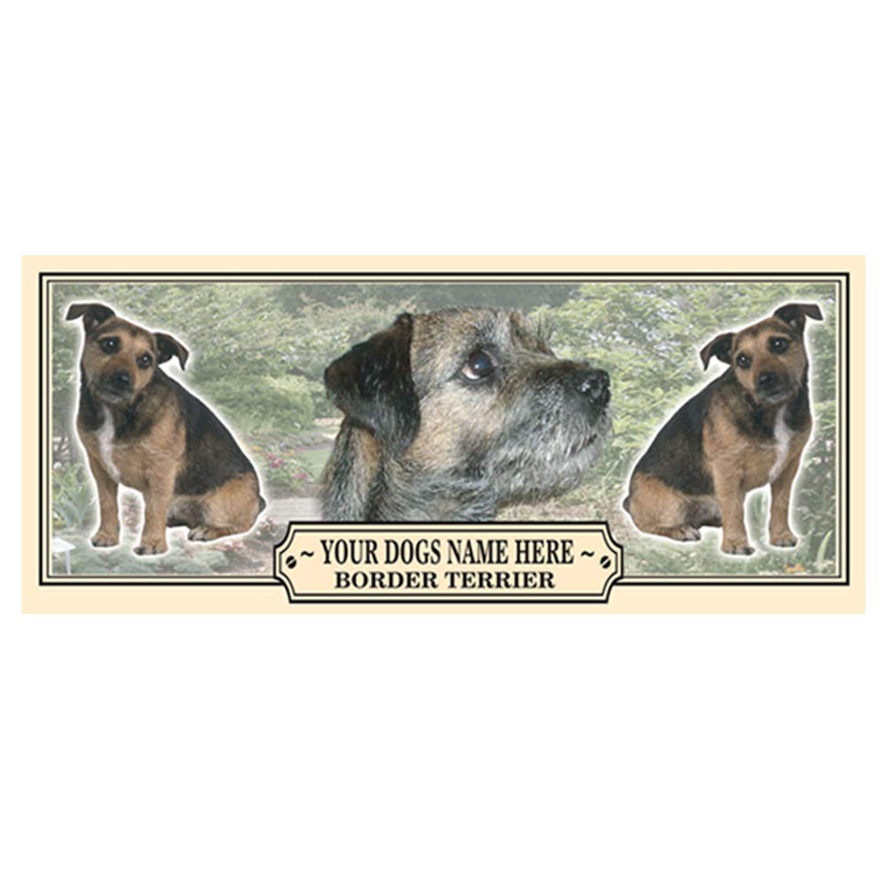 Border Terrier Personalised Dog Breed Gift Mug with Treats