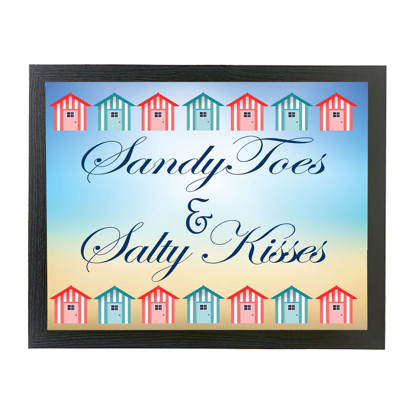 Sandy Toes & Salty Kisses Soft Cushion Lap Tray Gift
