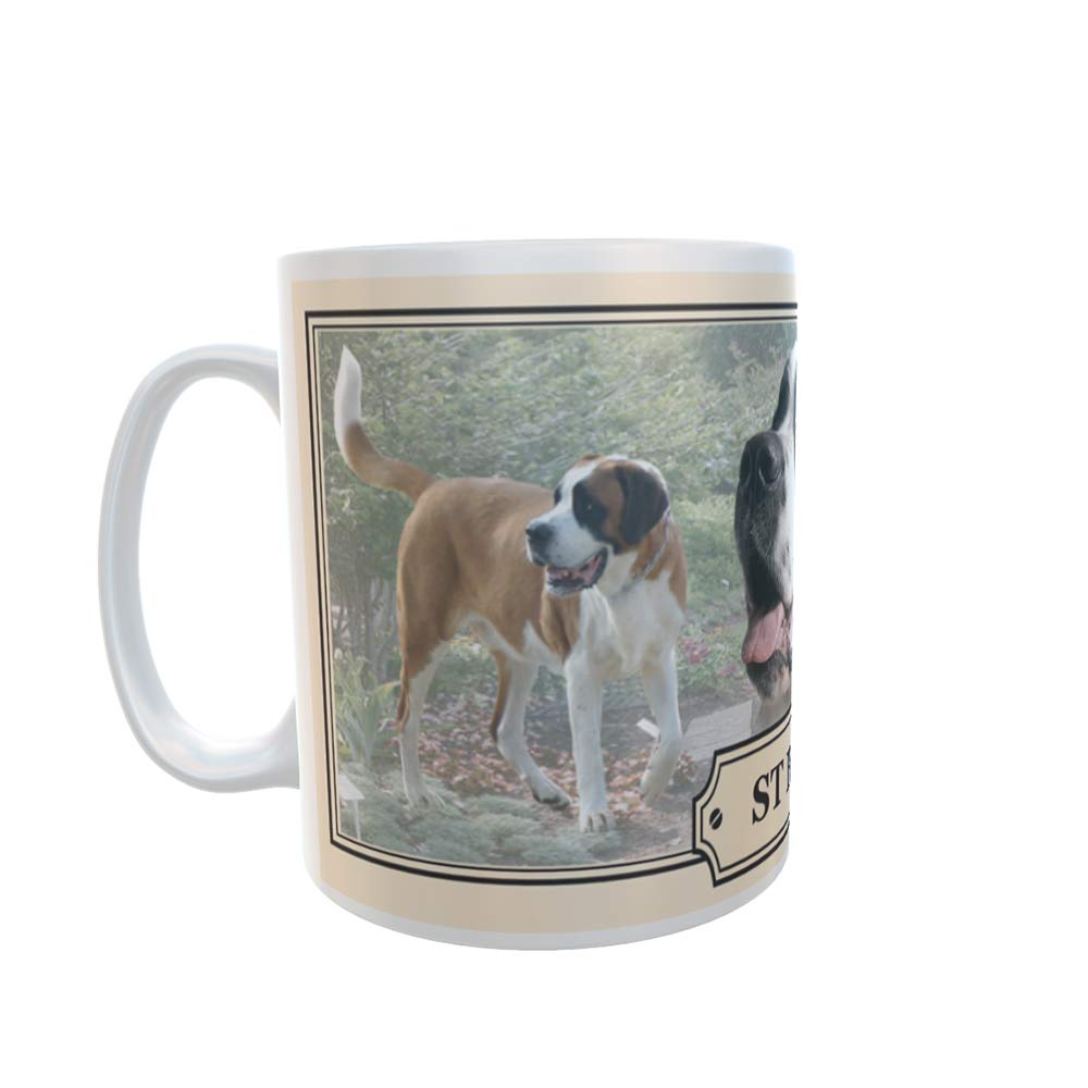 St Bernard Dog Breed Gift Mug with Treats