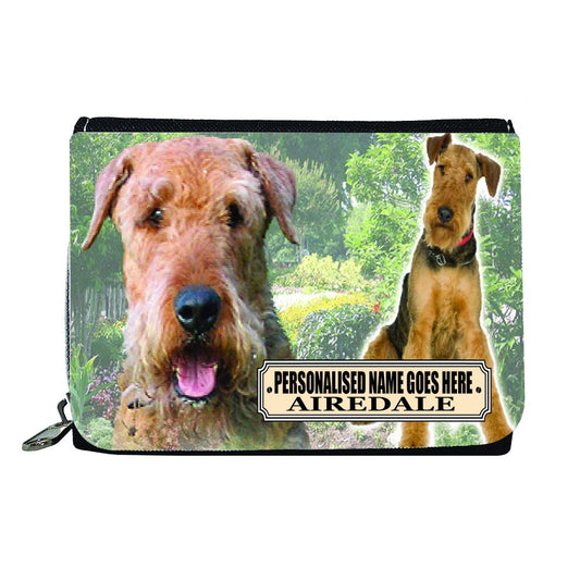 Airedale Terrier Personalised Dog Breed Gift Purse