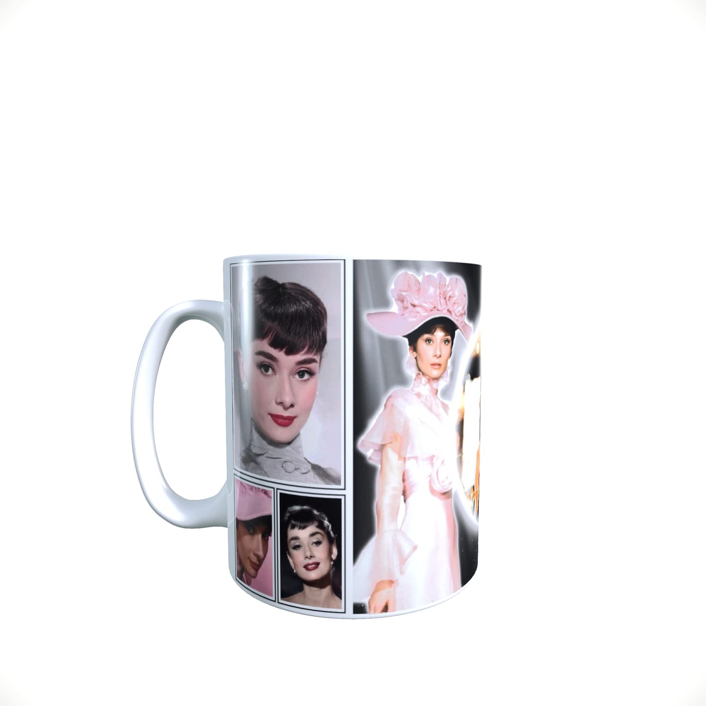 Hepburn Celebrity Icon Mug with Choice of Sweets Gift Movie Star*Audrey