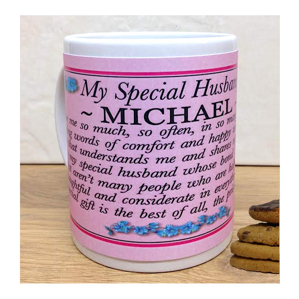 My Special Husband Personalised Poem Verse Gift Mug