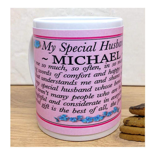 My Special Husband Personalised Poem Verse Gift Mug