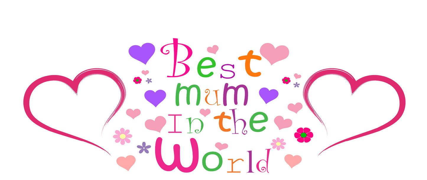 Best Mum in The World Mothers Day Any Occasion Personalised Ceramic Mug Gift