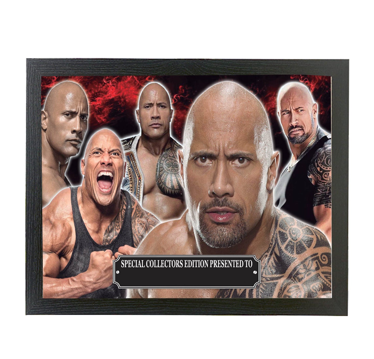 Dwayne Johnson Celebrity Icon Personalised Lap Tray
