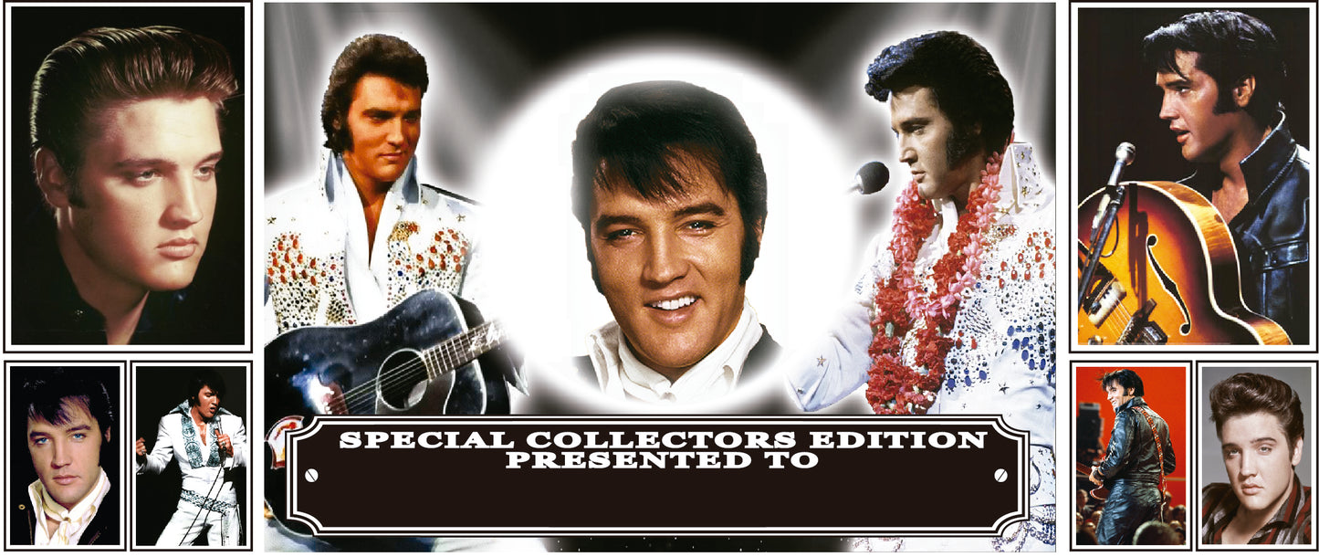 Elvis Presley King of Rock n Roll Personalised Icon Lap Tray and Mug Gift Set