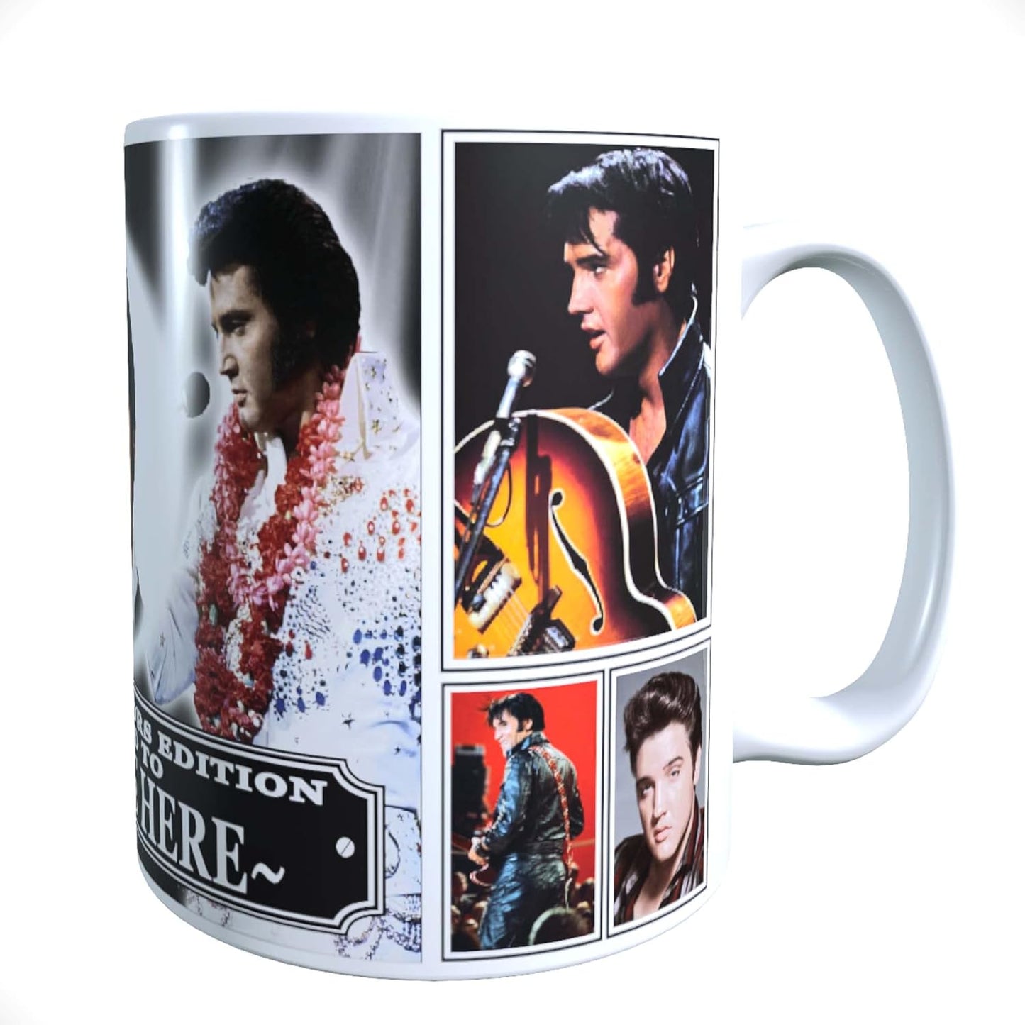 Presley King of Rock n Roll Icon Ceramic Personalised Mug Gift
