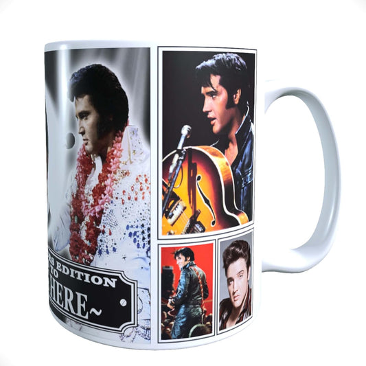 Presley King of Rock n Roll Icon Ceramic Personalised Mug Gift