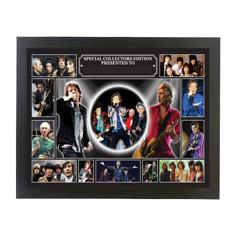 The Rolling Stones icon personalised framed picture gift