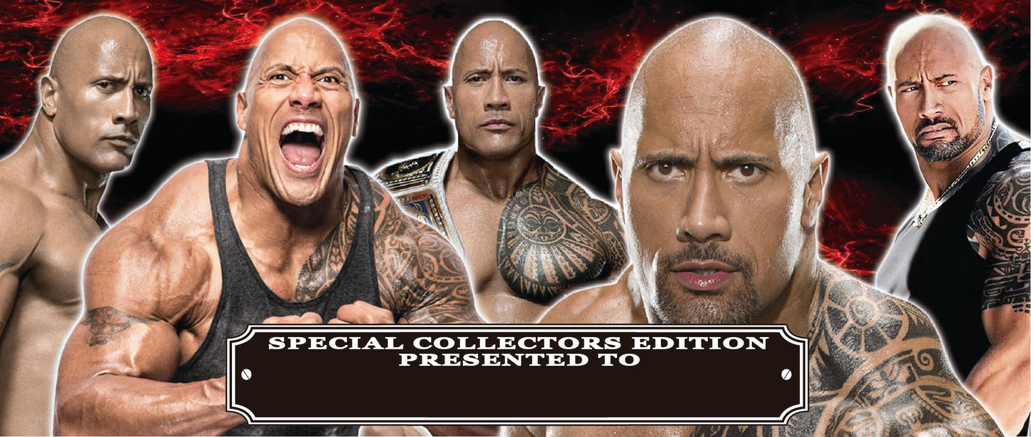 Dwayne Johnson Celebrity Icon Personalised Mug with Choice of Sweets Gift