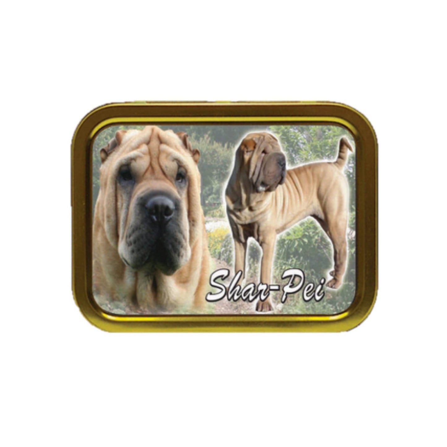 Shar Pei Dog Breed Tobacco Storage Tin & Products