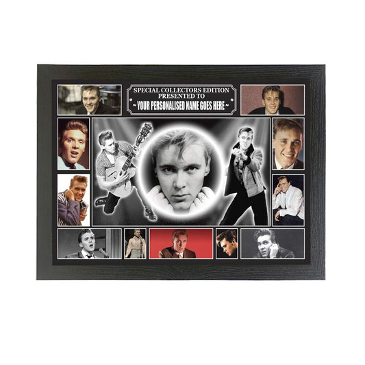 Billy Fury personalised icon framed picture gift