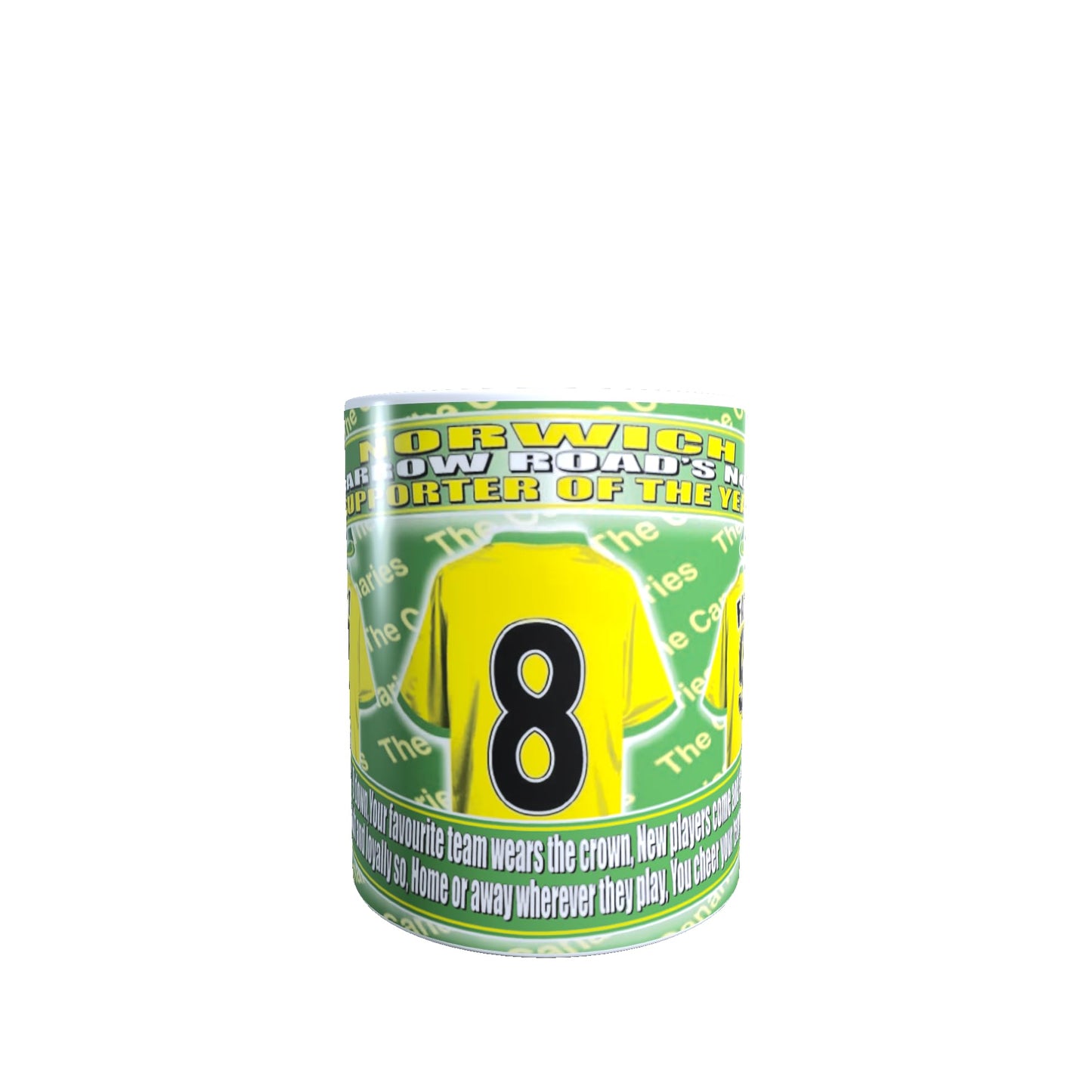 Norwich Football Shirt Lap Tray And Mug Gift Set