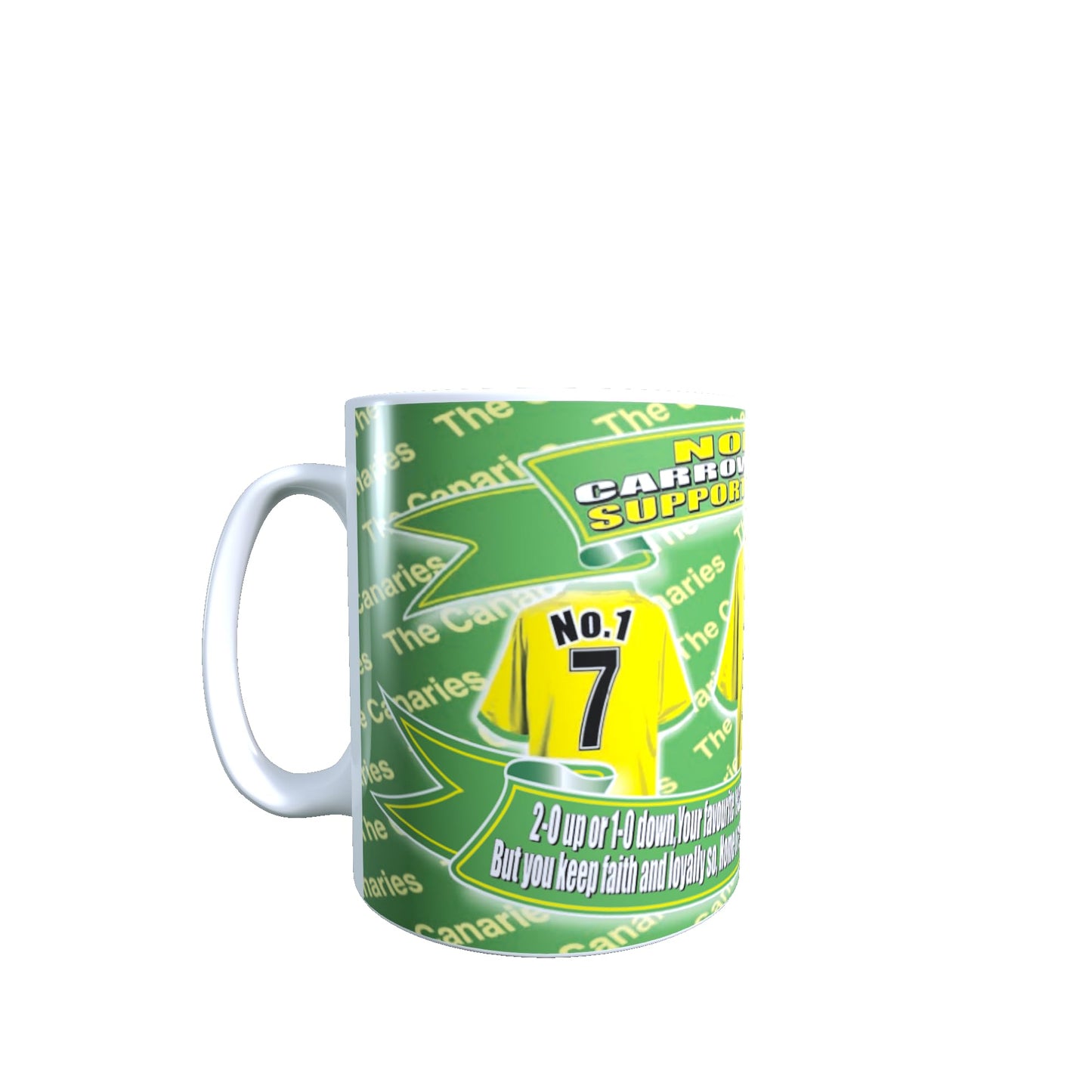 Norwich Football Shirt Lap Tray And Mug Gift Set