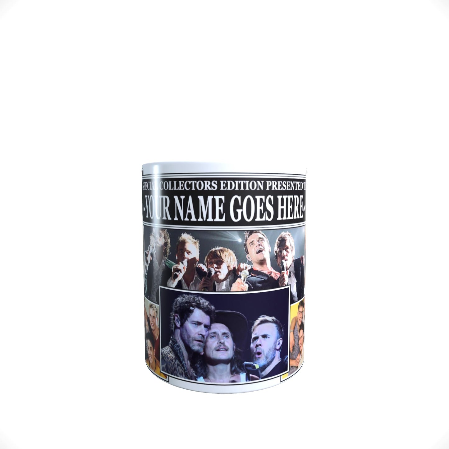 Personalised Take That Pop Icon Ceramic Mug Gift