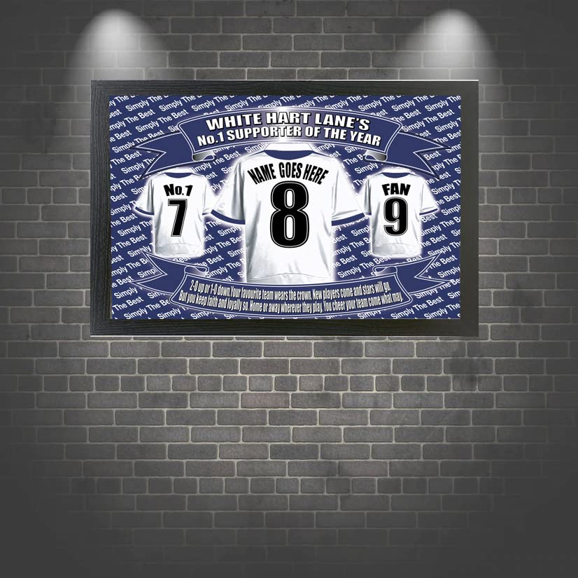 Tott Personalised Football Shirt Picture Gift