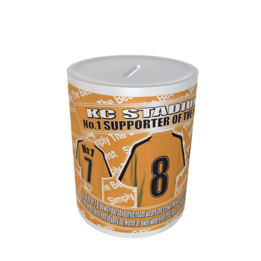 Hull Football Shirt Ceramic Money Box Gift