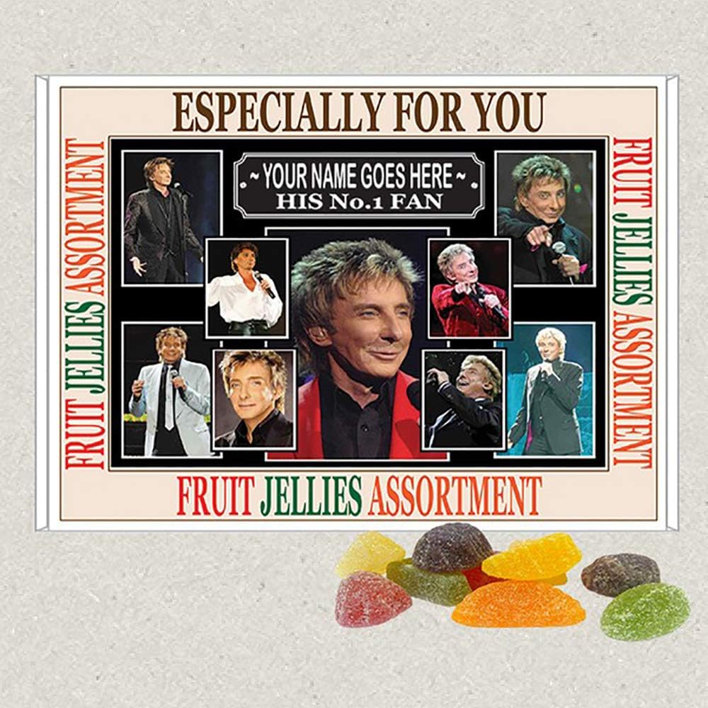 Barry M Music Icon Personalised Boxed Sweets 200g Gift Present Choice of Sweets