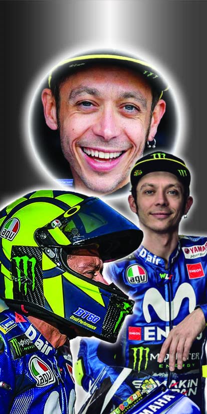 V Rossi Personalised Icon Rechargeable Gift Boxed Silver Metal USB Lighter Motorcycle Champion