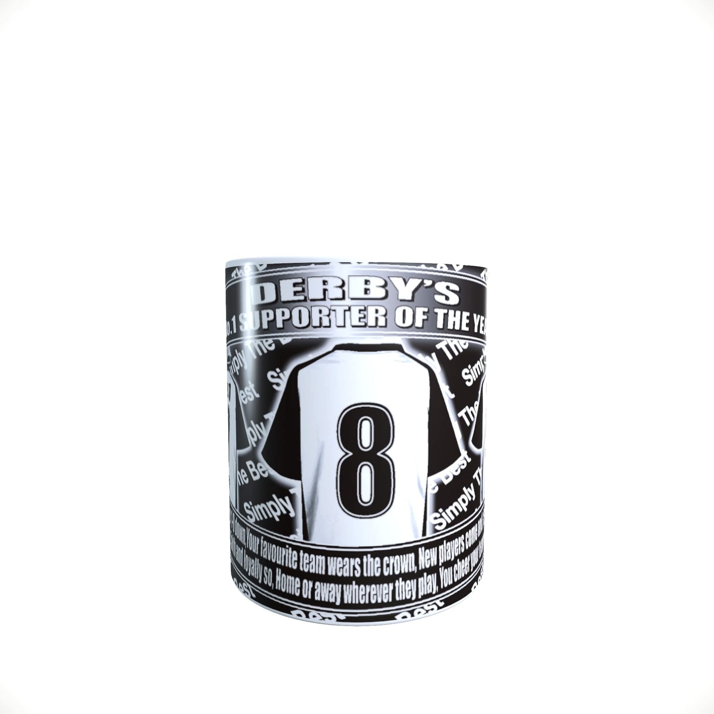 Derby Football Shirt Lap Tray And Mug Gift Set