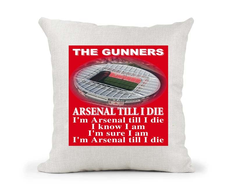 The Gooners Football Anthem Song Chant Cushion Cover Gift