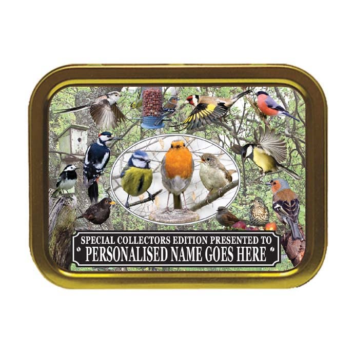 British Garden Birds Personalised Tobacco Storage Tin & Products